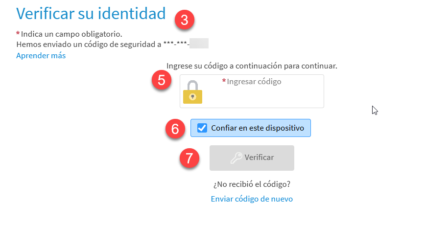 Image of Verify your Identity page